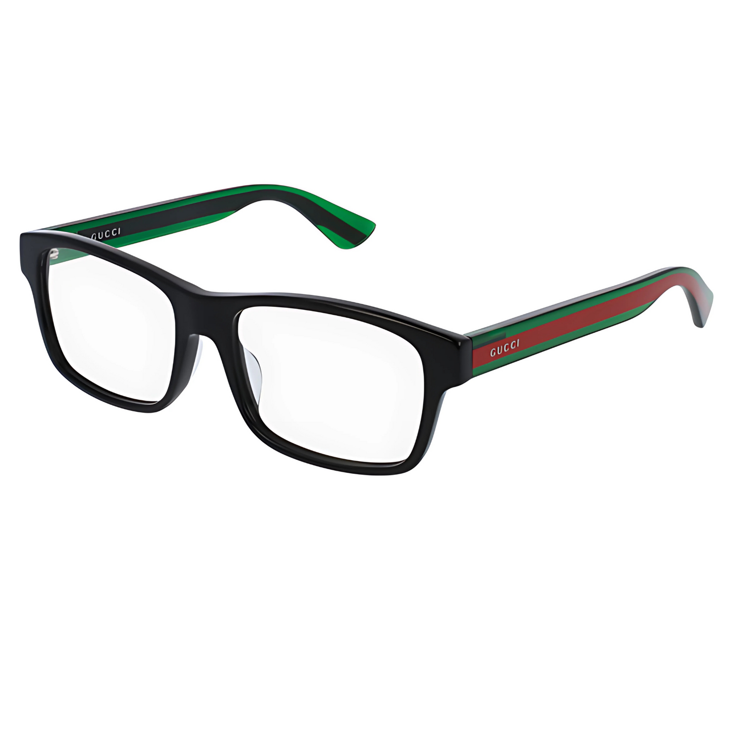 Gucci GG 006O - {006} BLACK GREEN TRANS, 55-18-145