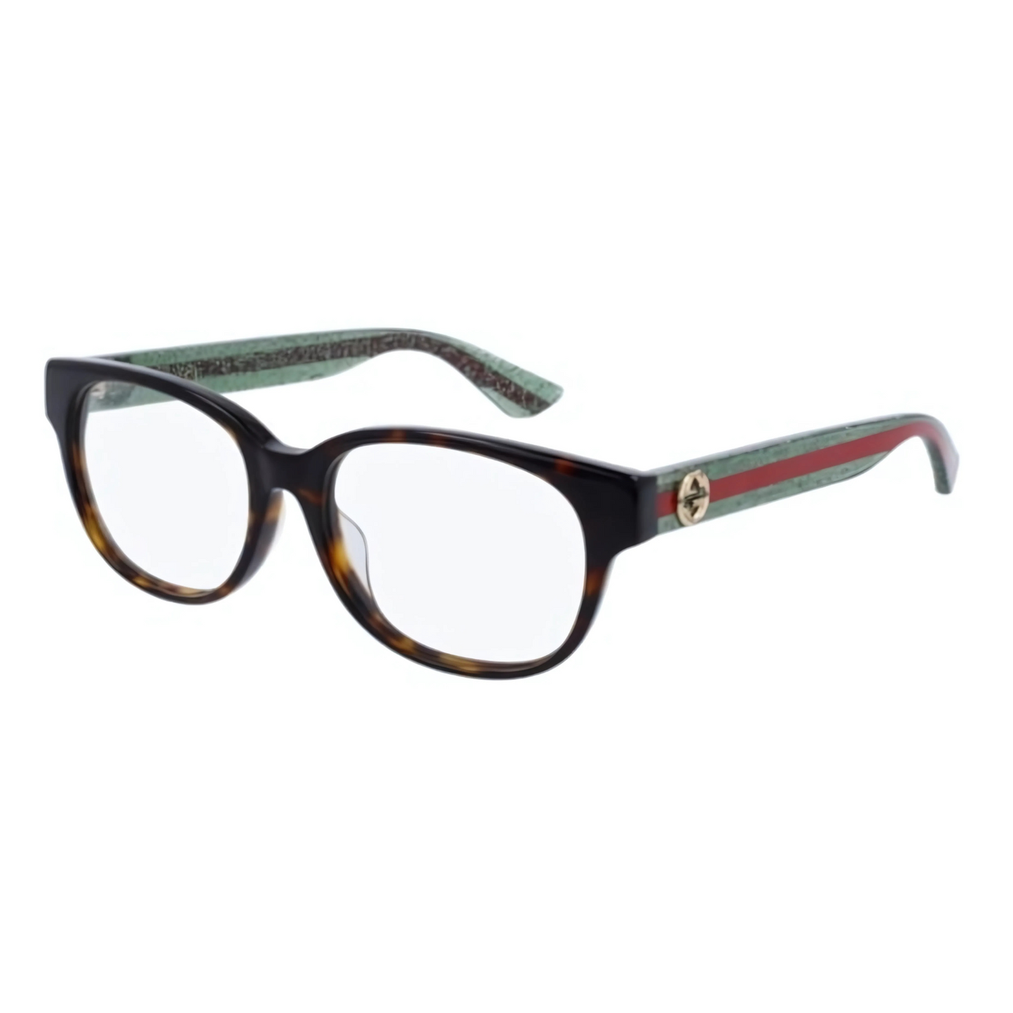 Gucci GG 004O - {002} BLACK/GREEN/TRANS, 53-19-145