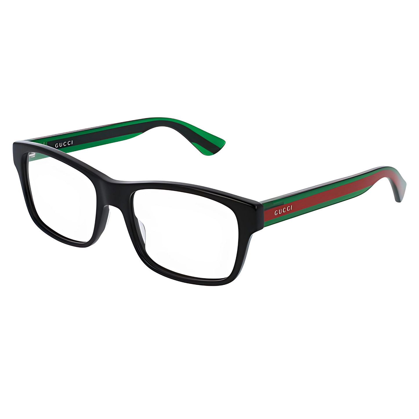 Gucci GG006OA - {002} BLACK GREEN TRANS, 55-17-150