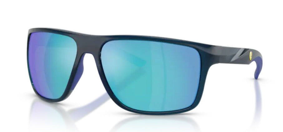 Scuderia Ferrari 0FZ6015U-504/1E-Matte Black {527/25-Opal Blue} Size 63-16-130