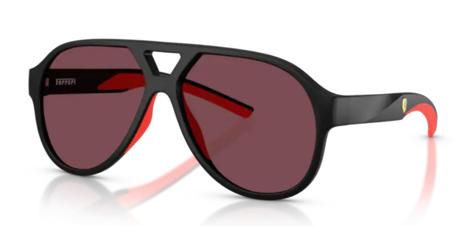 Scuderia Ferrari 0FZ6014U-527/72 -Opal Blue {504-1E} Matte Black Size 58-14-145