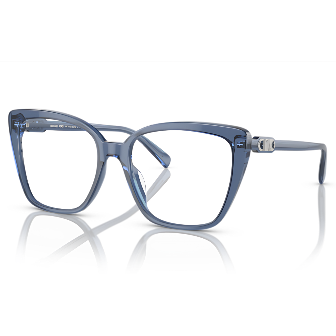 Michael Kors MK 4110U - 3956  Blue Transparent, 53-17-140 55-17-140