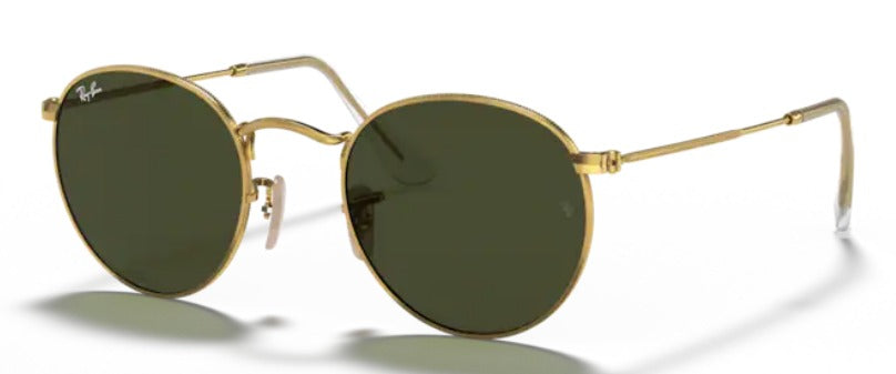 Ray-Ban 0RB3447 - Round metal-001 - Arista gold