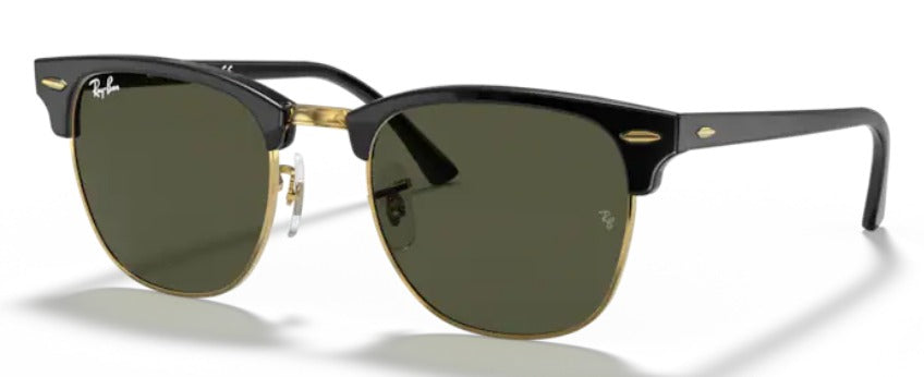 0RB3016- Clubmaster-W0365 - Black on gold