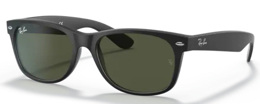 Ray-Ban 0RB2132 - New wayfarer-622 - Rubber black,677432 - Transparent,622/58 - Rubber black