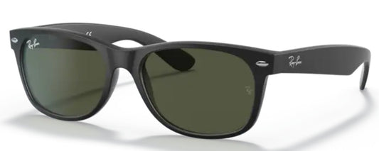 Ray-Ban 0RB2132 - New wayfarer-622 - Rubber black,677432 - Transparent,622/58 - Rubber black