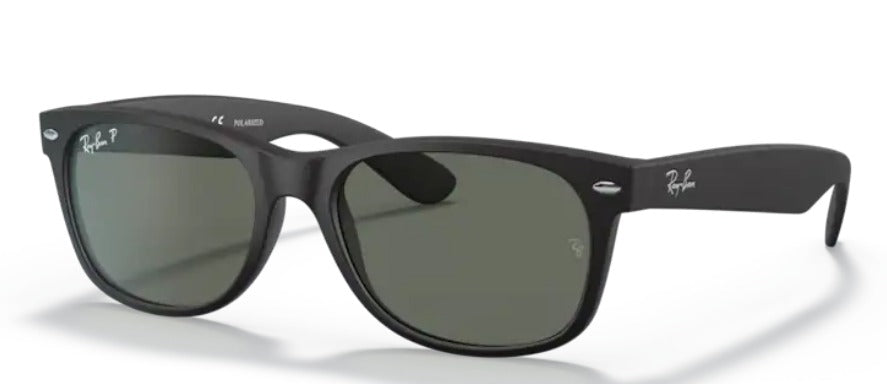Ray-Ban 0RB2132 - New wayfarer-622 - Rubber black,677432 - Transparent,622/58 - Rubber black
