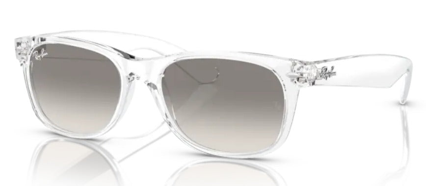 Ray-Ban 0RB2132 - New wayfarer-622 - Rubber black,677432 - Transparent,622/58 - Rubber black